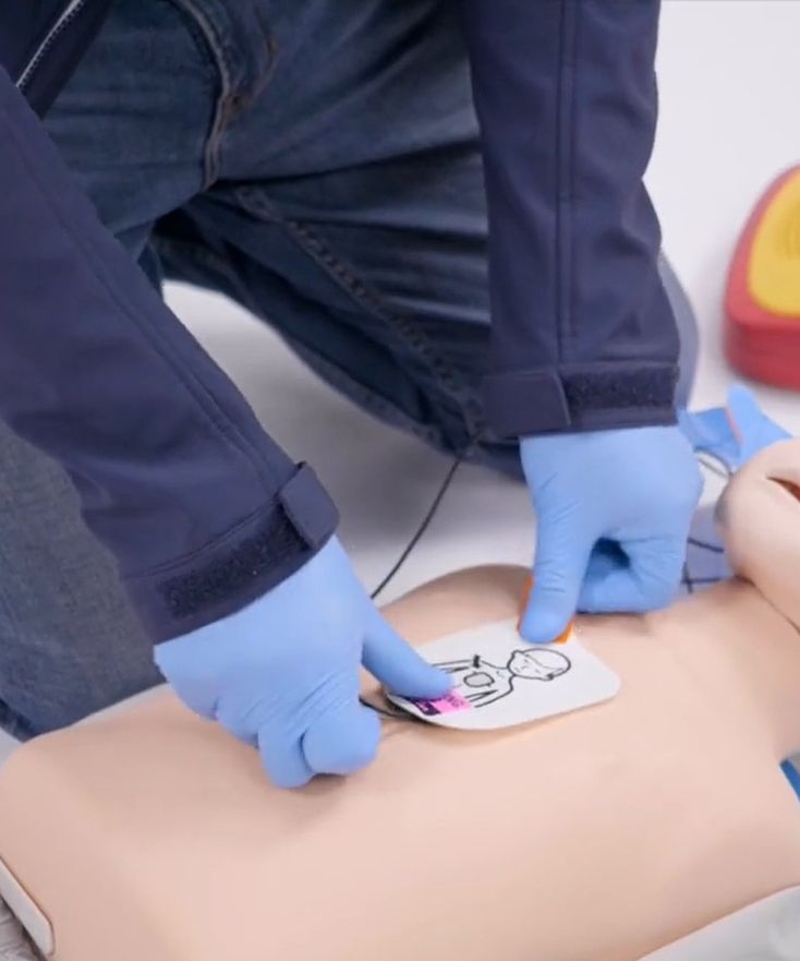 Reanimatie kind met AED